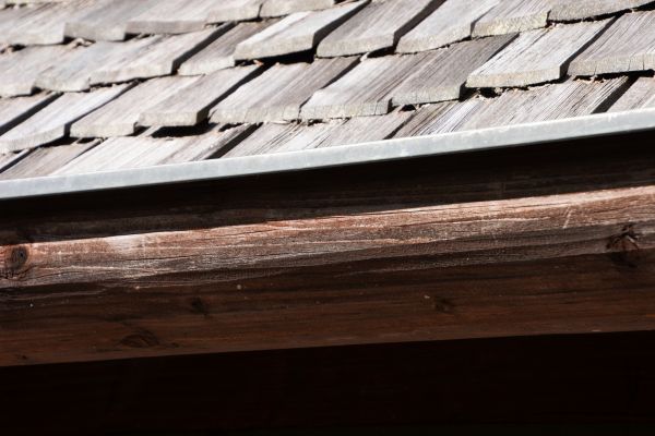 Wood Rain Gutter Installation in Taylors